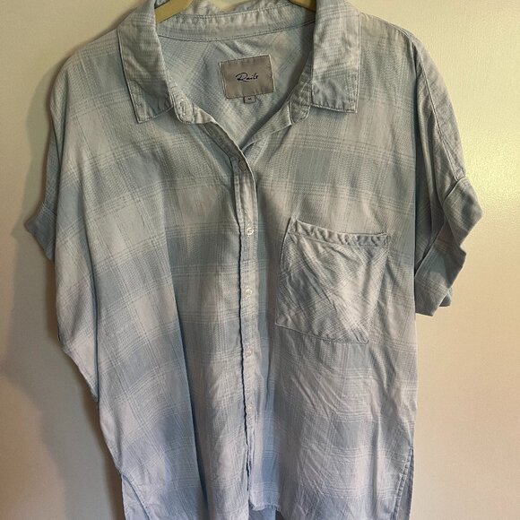 Rails Short-sleeve Button-down Top - Picture 1 of 3